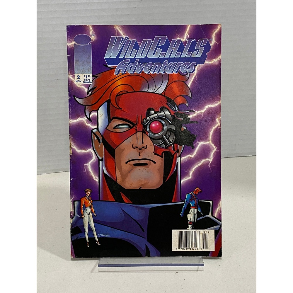 Image Comics WildC.A.T.s Adventures #2 Spartan Cover Purple 1994 Good